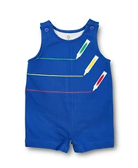 Florence Eiseman Baby Boys French Terry Shortall With Markers