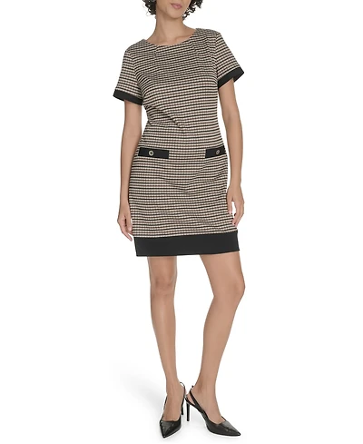 Tommy Hilfiger Women's Short Sleeve Pocket Shift Dress