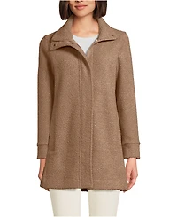 Lands' End Women's Tall Boucle Fleece Coat