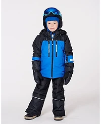 Deux par Boy Two-Piece Teknik Snowsuit Royal Blue - Toddler|Child
