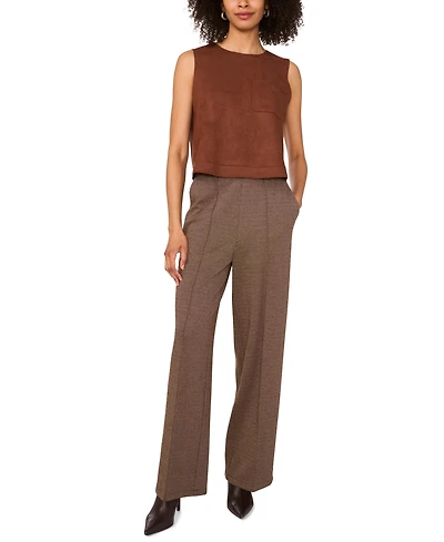 Vince Camuto Women's Pintuck-Front High-Rise Pants