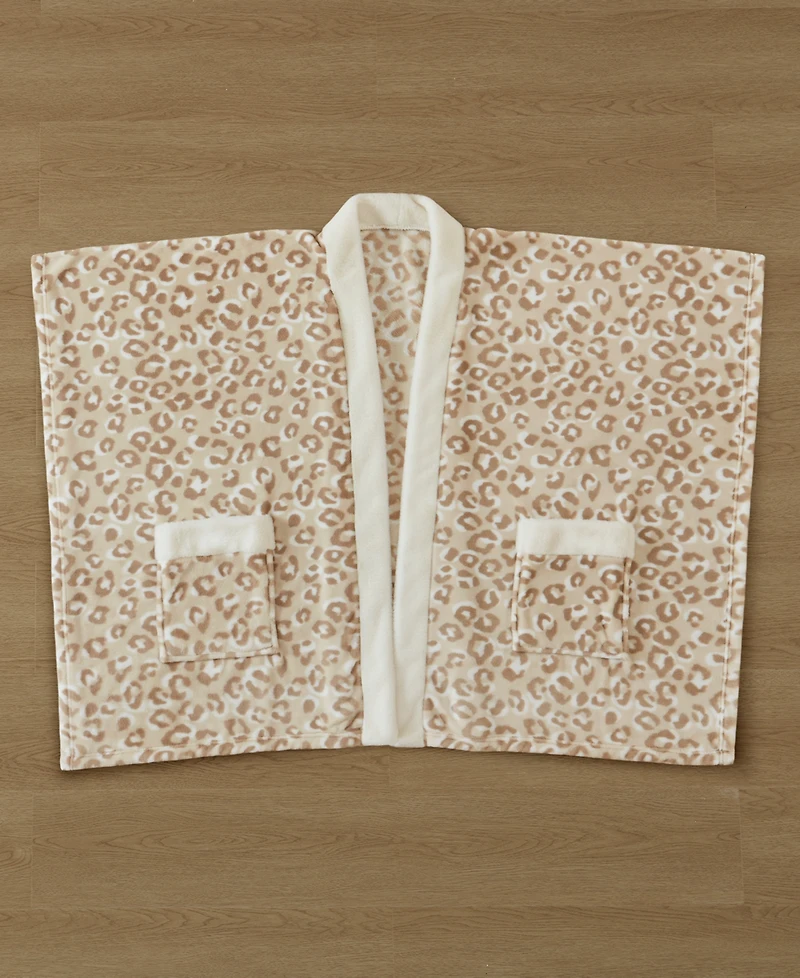 Premier Comfort Cozy Plush Printed Wrap, 50" x 70", Exclusively at Macy's