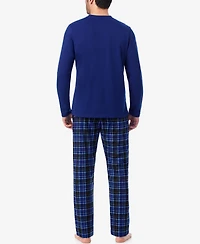 Cuddl Duds Men's Cozy Lodge Long Sleeve Pajama Set