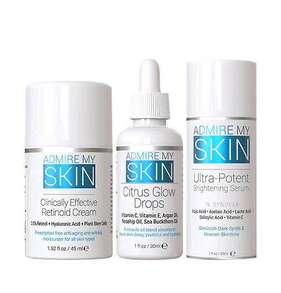 Admire My Skin Skin Brightening Routine for Dark & Uneven Skin Tone