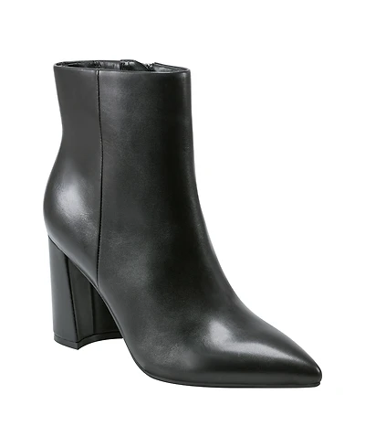 Marc Fisher Women's Gaylen Block Heel Pointy Toe Dress Booties