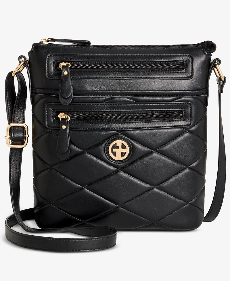 Giani Bernini Small Quilted North South Crossbody