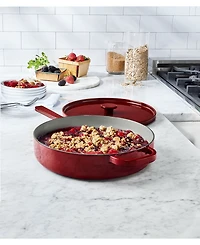 The Cellar Enameled Cast Iron 3.5-Qt. Braiser Bordeaux, Macy's Exclusive