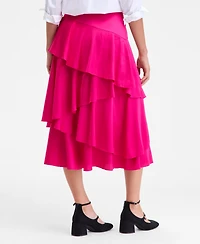 On 34th Women's Tiered Ruffle Midi Skirt, Macy's Exclusive