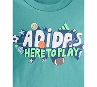 adidas Baby Boys 2-Piece Long Sleeve Graphic T-Shirt and Jogger Pants Set