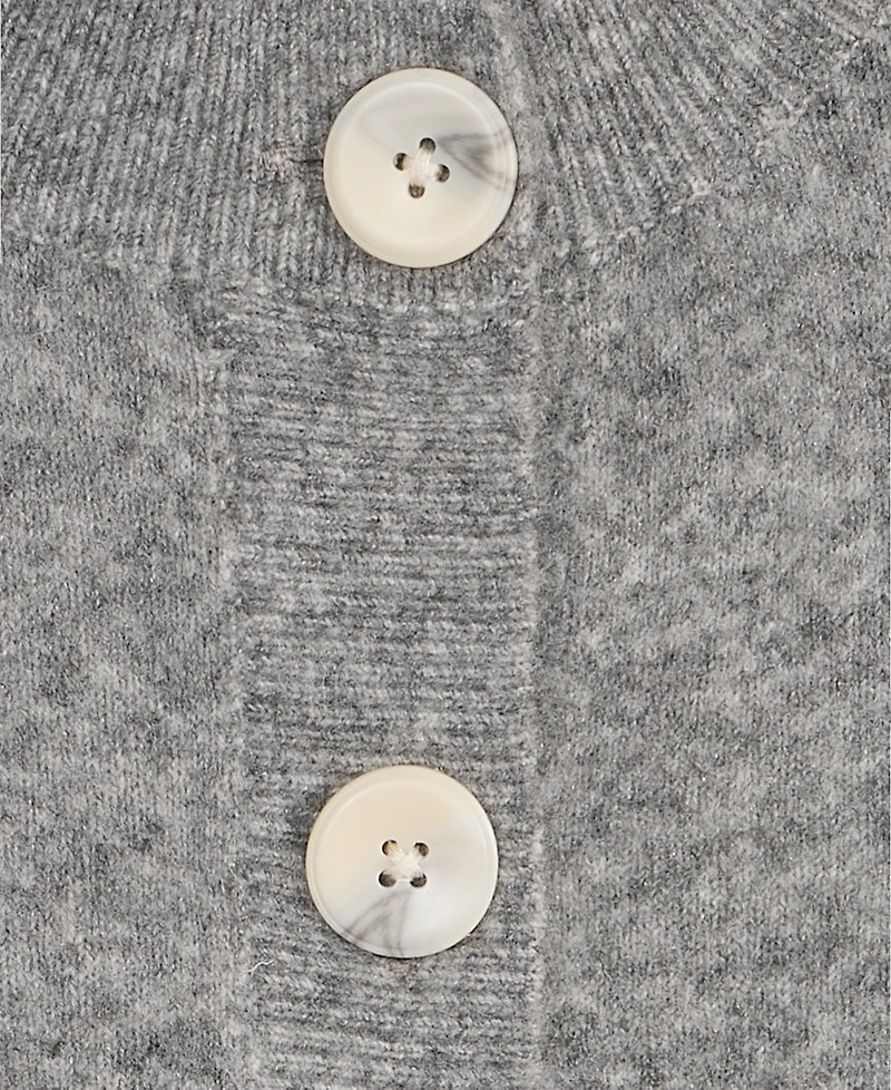 On 34th Women's Brushed Crewneck Cropped Cardigan, Macy's Exclusive