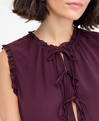 On 34th Women's Tie-Front Peplum Tank, Macy's Exclusive