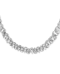 Guess Faceted Crystal Collar Necklace