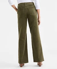 Style & Co Women's Corduroy Wide-Leg Pants, Macy's Exclusive