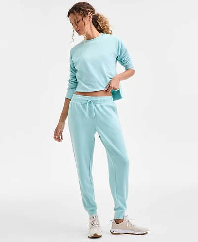 Id Ideology Women's Relaxed Butter Soft Joggers, Macy's Exclusive