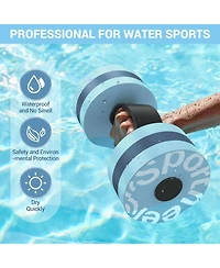 Sportneer Water Weights Aquatic Exercise Dumbbells Water Dumbbell Aerobics Workouts