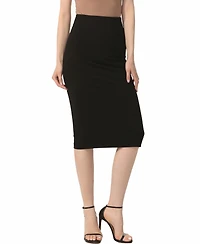 kimi + kai Women's Exposed Back Zip Pencil Skirt