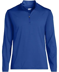 Lands' End Men's Unisex Rapid Dry Quarter Zip Pullover