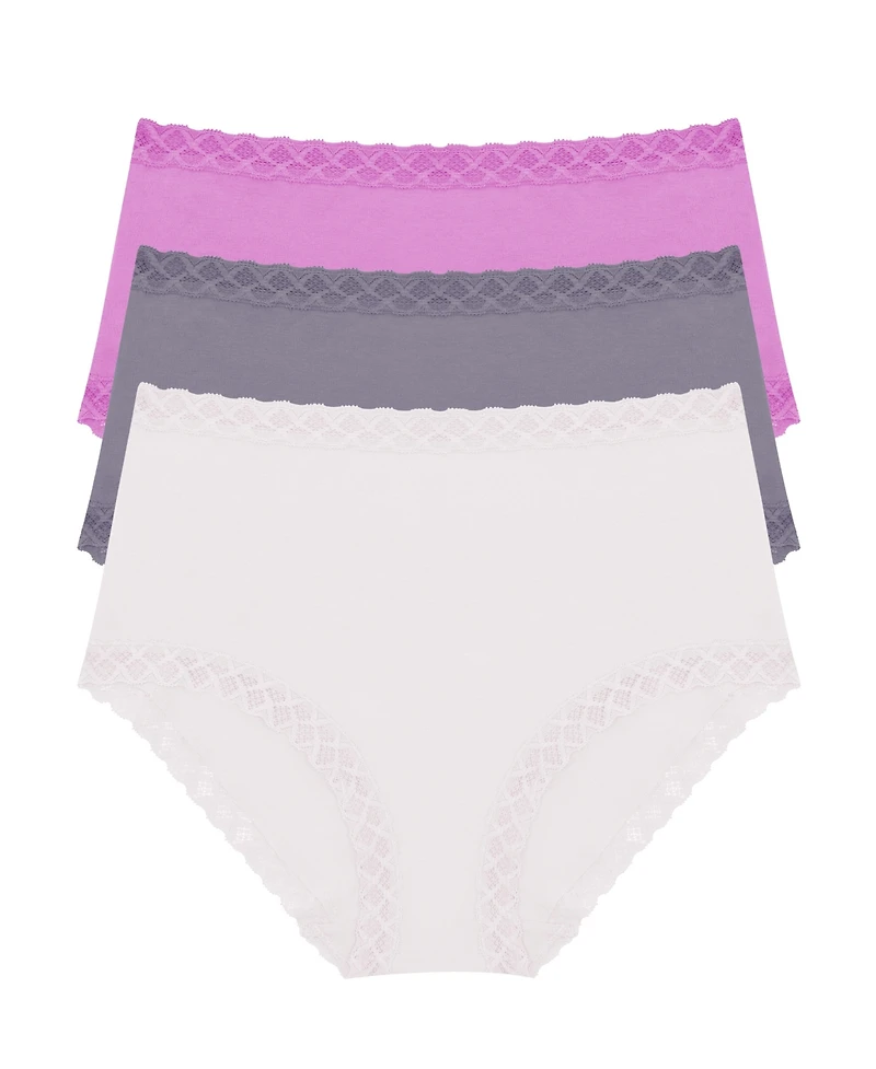 Natori Women's Bliss Cotton Full Brief 3 Pack