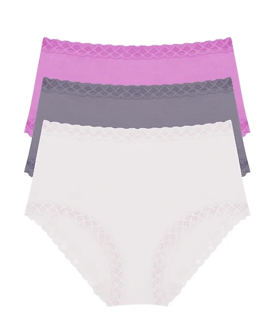 Natori Women's Bliss Cotton Full Brief 3 Pack