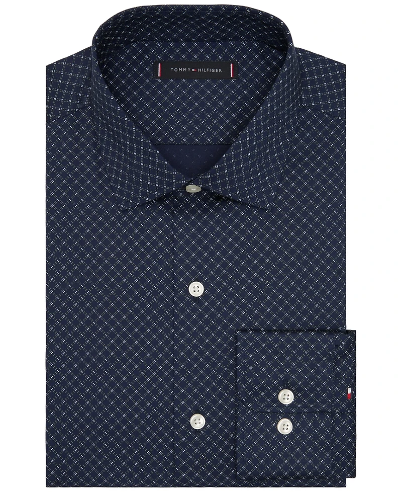 Tommy Hilfiger Men's Flex Regular Fit Dress Shirt