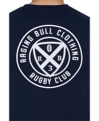 Raging Bull Big & Tall Rugby Club Back Print T-Shirt
