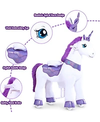 PonyCycle Ride-on Unicorn Purple Model E Size 4 for 4-7 Years