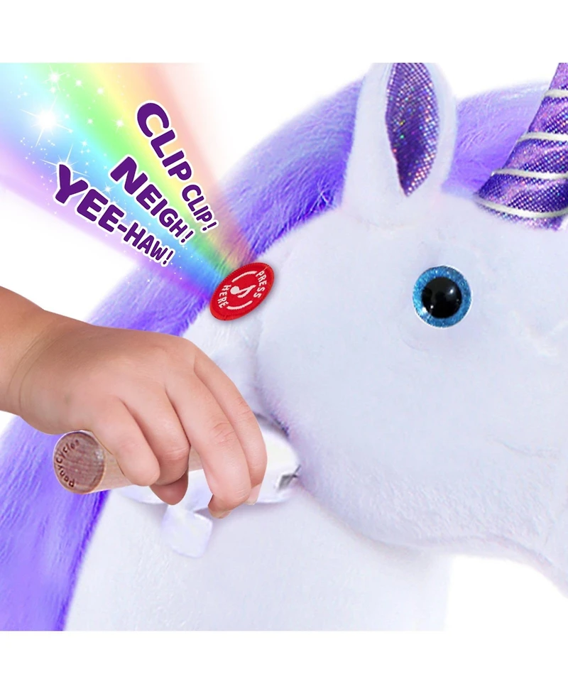 PonyCycle Ride-on Unicorn Purple Model U Size 5 for Age 7-12
