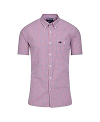Raging Bull Big & Tall Short Sleeve Graph Check Poplin Shirt