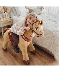 PonyCycle Ride-on Horse Light Brown Model E Size for -4 Years