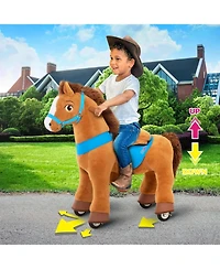 PonyCycle Ride-on Horse Brown Model E Size 4 for 4-7 Years