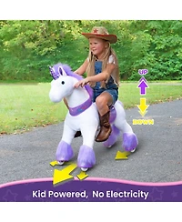 PonyCycle Ride-on Unicorn Model U Size 3 for 3-4 Years