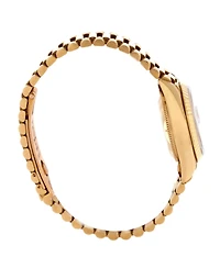 Pre-Owned Rolex Oyster Perpetual President Datejust Automatic Watch in Gold with Diamond Markers 26mm