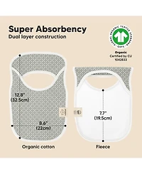 KeaBabies Baby Boys 8-Pack Bibs for Boys, Girls, Pull-on Bibs Drool Bibs Bib Unisex