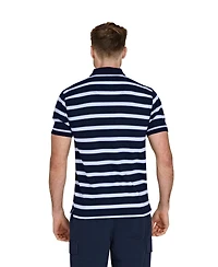 Raging Bull Big & Tall Triple Stripe Birdseye Polo
