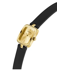 Guess Women's Black Gold Tone Analog Watch, 22mm