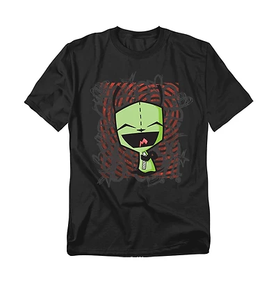 Logovision Men's Invader Zim Happy Gir T-Shirt