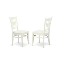 East West Furniture Dining Room Set Linen White