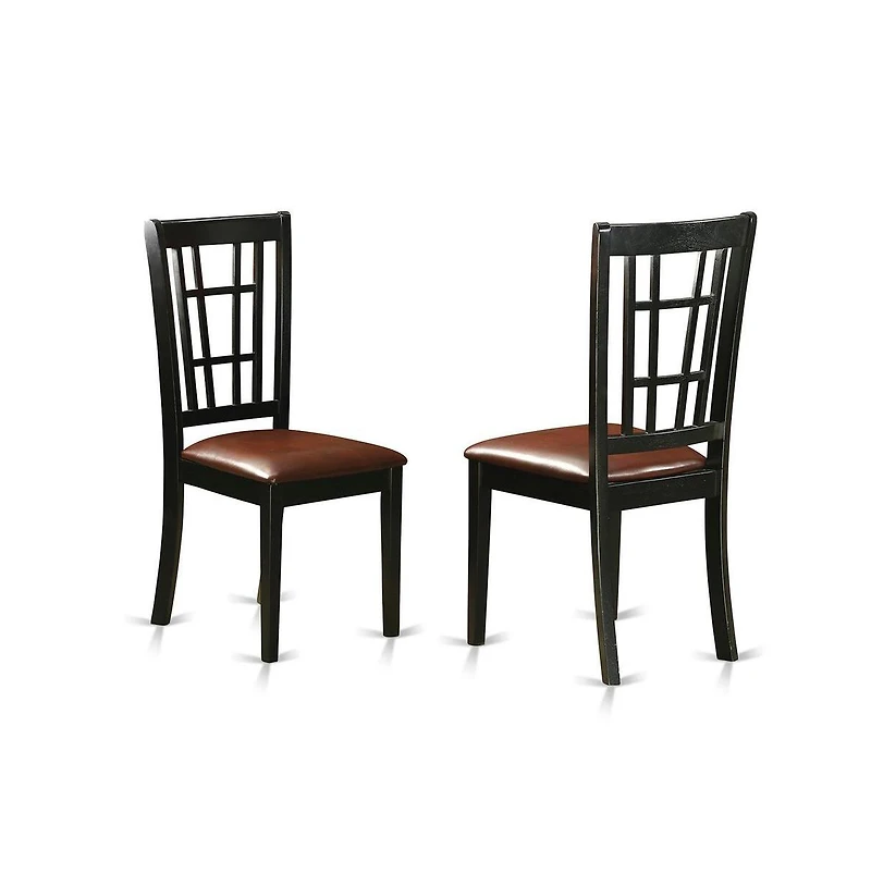 East West Furniture 5 Pc Dining room set -Table and 4 Dining Chairs