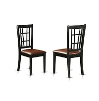 East West Furniture 5 Pc Dining room set -Table and 4 Dining Chairs