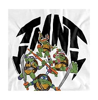 Logovision Men's Tmnt Mutant Mayhem Turtle Shell T-Shirt