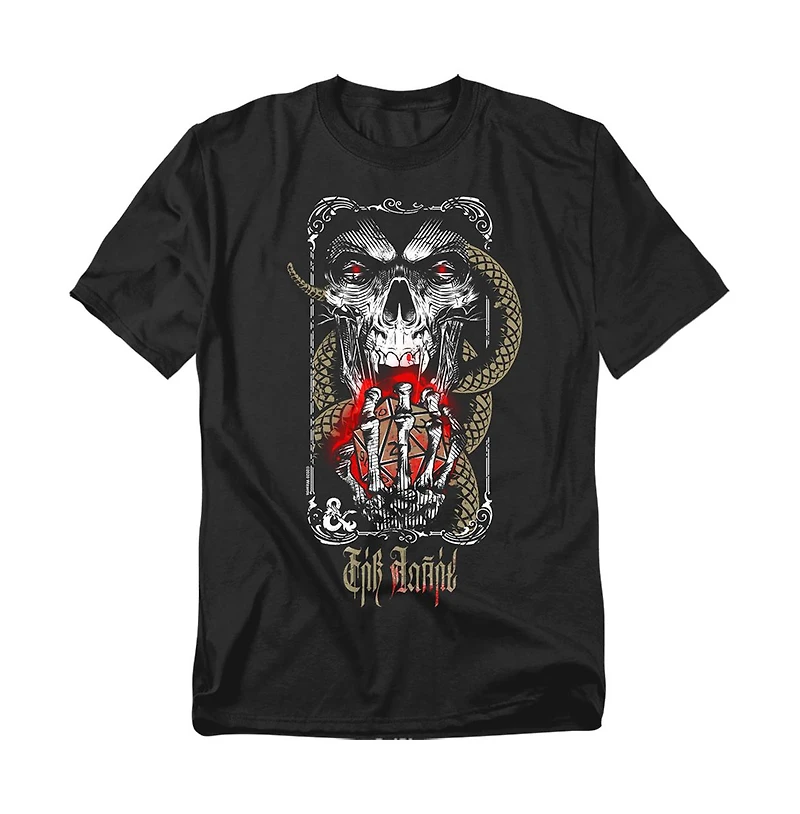 Logovision Men's Dungeons And Dragons Lich For Chaos T-Shirt