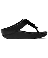 FitFlop Women's Rumba Iridescent Beaded Toe-Post Sandals