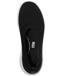 FitFlop Women's Super-q Crystal-Trim Knit Ballerina Flats
