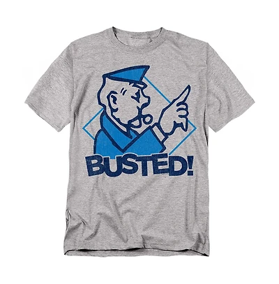 Logovision Big & Tall Monopoly You're Busted T-Shirt