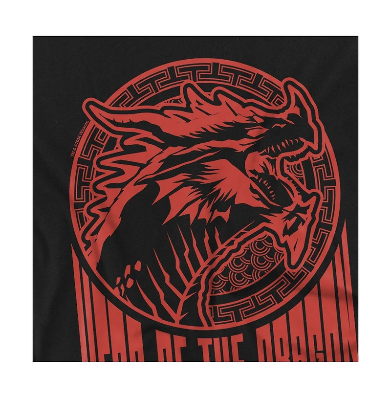 Logovision Men's Dungeons And Dragons Year Of The Dragon Street Red T-Shirt