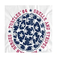 Logovision Men's Teenage Mutant Ninja Turtles 4th Of July Shells And Stripes T-Shirt