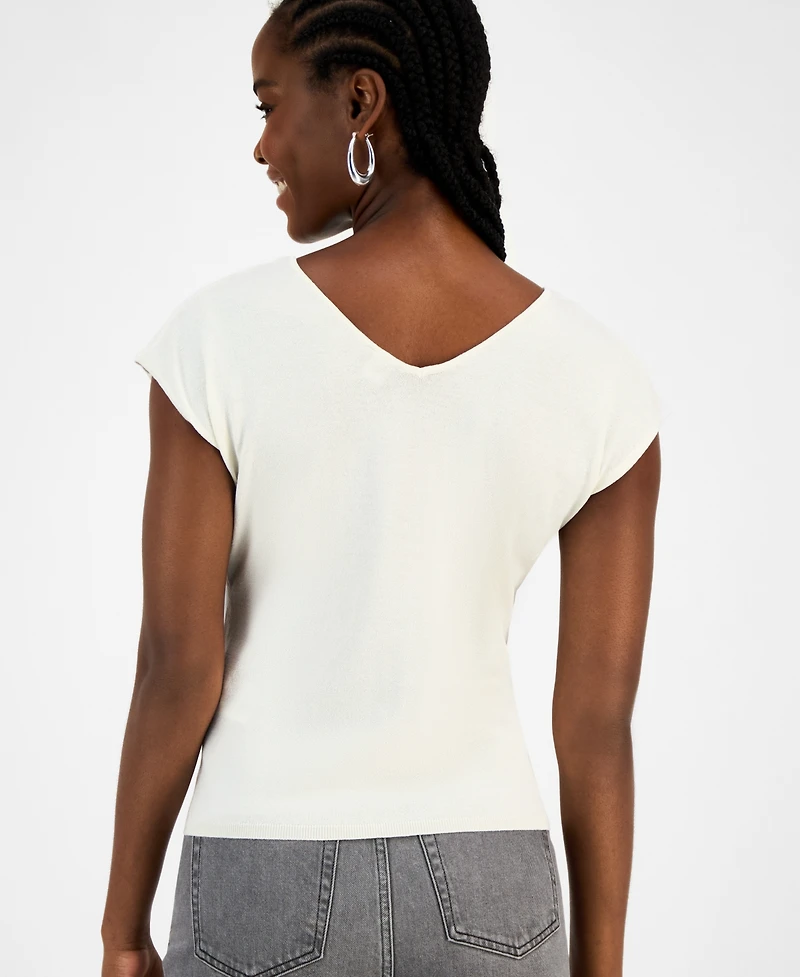 I.n.c. International Concepts Women's Cap-Sleeve Sweater, Macy's Exclusive