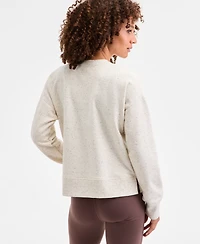 Id Ideology Women's Fleece Crewneck Sweatshirt, Macy's Exclusive