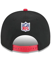 New Era Big Boys and Girls Black/Red Atlanta Falcons 2025 Nfl Draft A-Frame 9FIFTY Snapback Hat