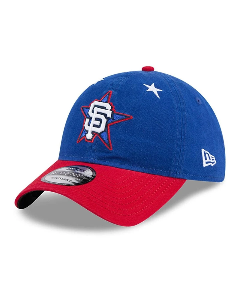 New Era Men's Blue/Red San Francisco Giants 2025 Mlb All-Star Game Workout 9TWENTY Adjustable Hat